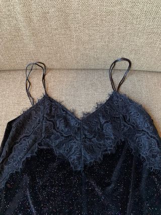 Top negro de fiesta de Sfera