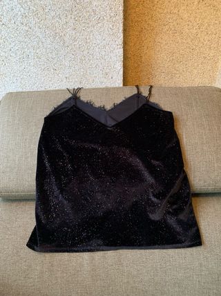 Top negro de fiesta de Sfera