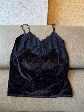 Top negro de fiesta de Sfera