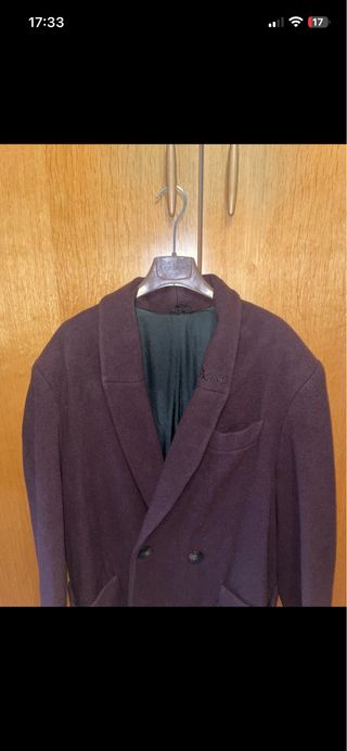 Cappotto sartoriale doppio petto in lana e cashmir