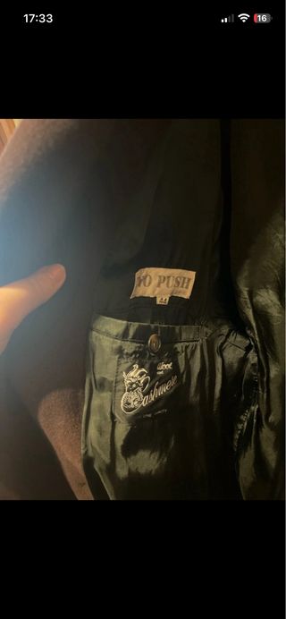 Cappotto sartoriale doppio petto in lana e cashmir