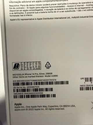 iPhone 14 Pro Bianco 256GB