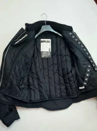 Chaqueta Moto Bering Negra y Gris