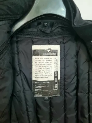 Chaqueta Moto Bering Negra y Gris