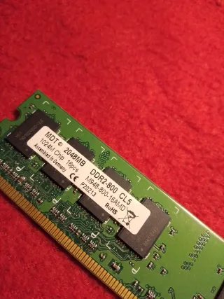 Memoria RAM MDT 2GB DDR2-800 CL5