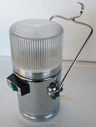 Lampada portatile metallo e plastica