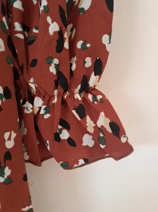 Vestido Boho Marrón Estampado
