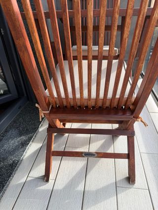 Mesa y 2 Sillas Teca Terraza Sunny Val.