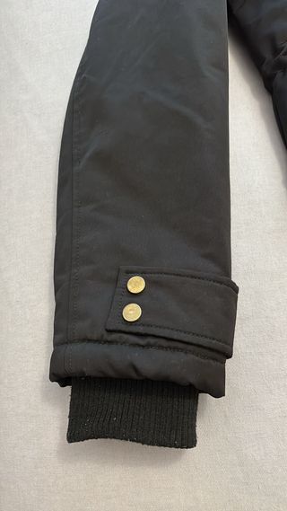 Abrigo Zara Negro Mujer