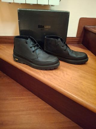 Scarpe uomo Blauer nere