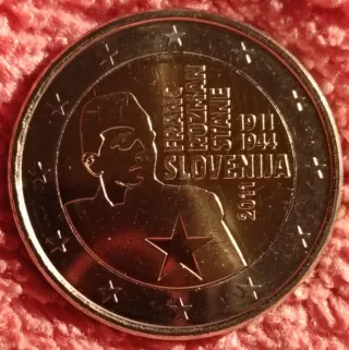 Moneda 2€ Eslovenia 2011 Franc Rozman