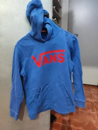 Sudadera Vans Azul Talla 10/12 niño