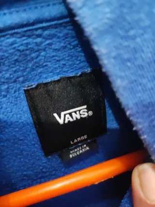 Sudadera Vans Azul Talla 10/12 niño