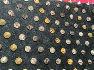 Bolso gamuza negra tachuelas metal