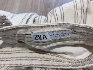 Pantalón Corto Rayas Hombre Beige