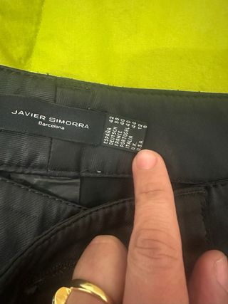 Pantalón Javier Simorra Negro