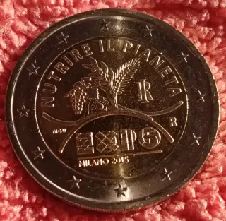 Moneda 2 Euros Expo Milano 2015