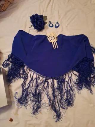 Abito flamenco a pois verdi