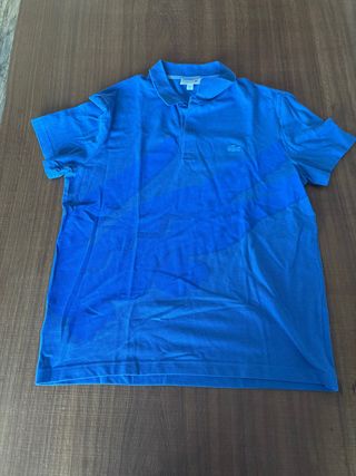 Polo Lacoste Azul Talla L