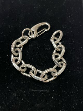 Bracciale a catena color argento