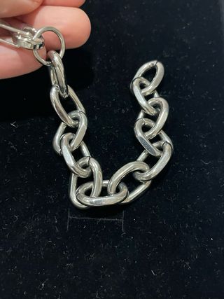 Bracciale a catena color argento