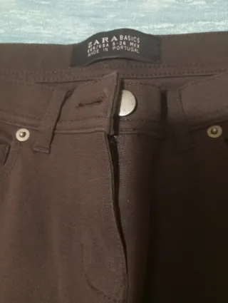 PANTALON PITILLO ZARA Y CHAQUETA PUNTO