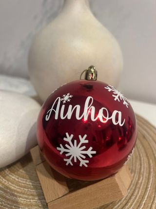 Bola Navidad Personalizada 8 cm