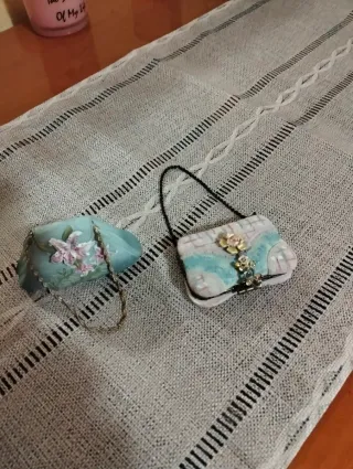 Set 2 borsine da collezione