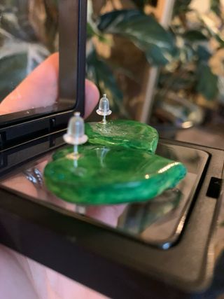 Pendientes Hojas Filodendro