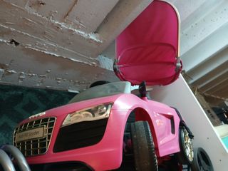 Cochecito Audi R8 Spyder Rosa