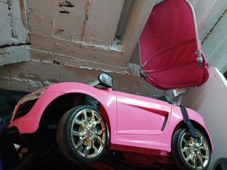 Cochecito Audi R8 Spyder Rosa