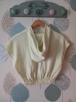 Crop Top sudadera Bershka