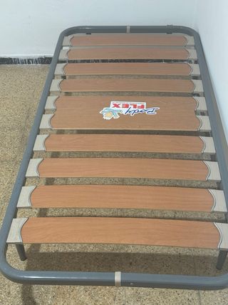 Colchón individual gris