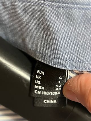 Camisa azul Pedro del Hierro planchado fácil