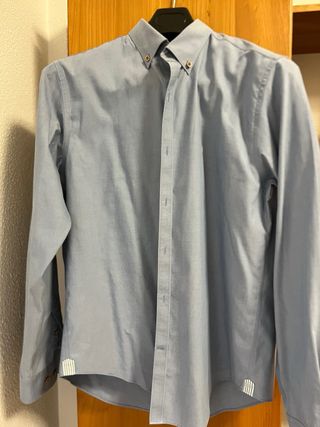 Camisa azul Pedro del Hierro planchado fácil
