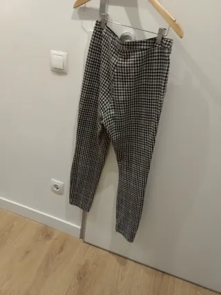 Pantalón cuadros mujer talla S