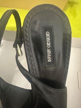 Sandalias Giorgio Armani Talla 41 Negras