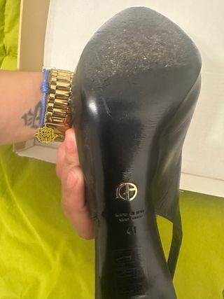 Sandalias Giorgio Armani Talla 41 Negras