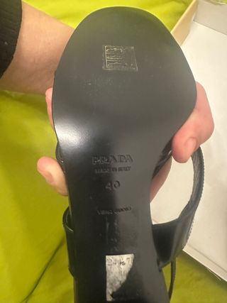 Sandalias Giorgio Armani Talla 41 Negras