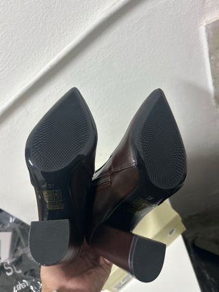 Stivali donna marrone tacco alto tg 37 nuovo