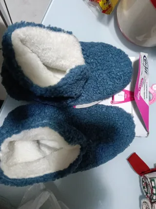 Pantofole Griff Blu e Bianche