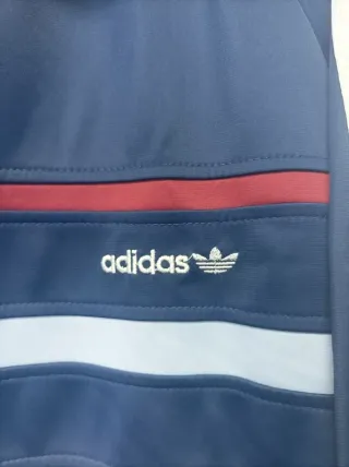 Chaqueta Deportiva Adidas Vintage Azul Rayas