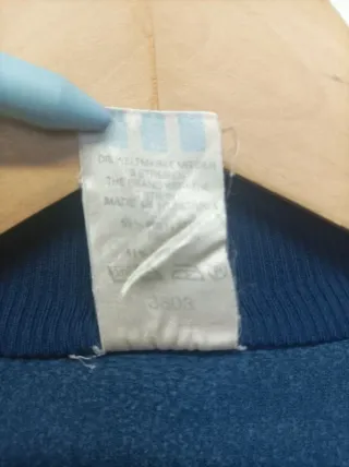 Chaqueta Deportiva Adidas Vintage Azul Rayas