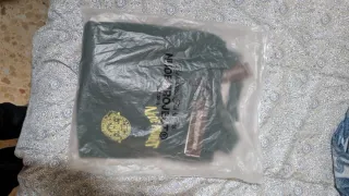 Camiseta Nude Project Blanca y Verde Talla L