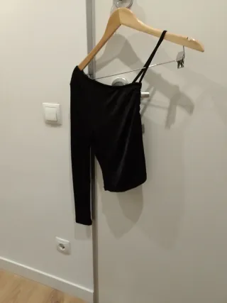 Camiseta Mango Negra Talla XS