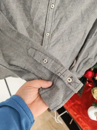 Camicia Sisley grigio melange bambino/ragazzo