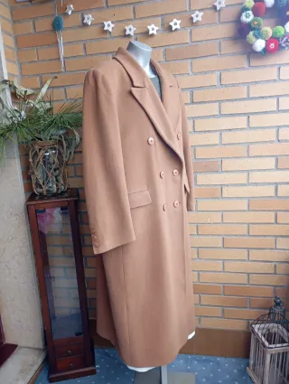 Abrigo largo de lana