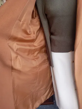 Abrigo largo de lana