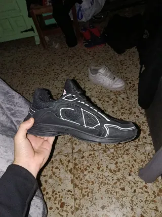 Zapatillas Dior B30 Negras y Blancas