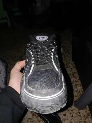 Zapatillas Dior B30 Negras y Blancas